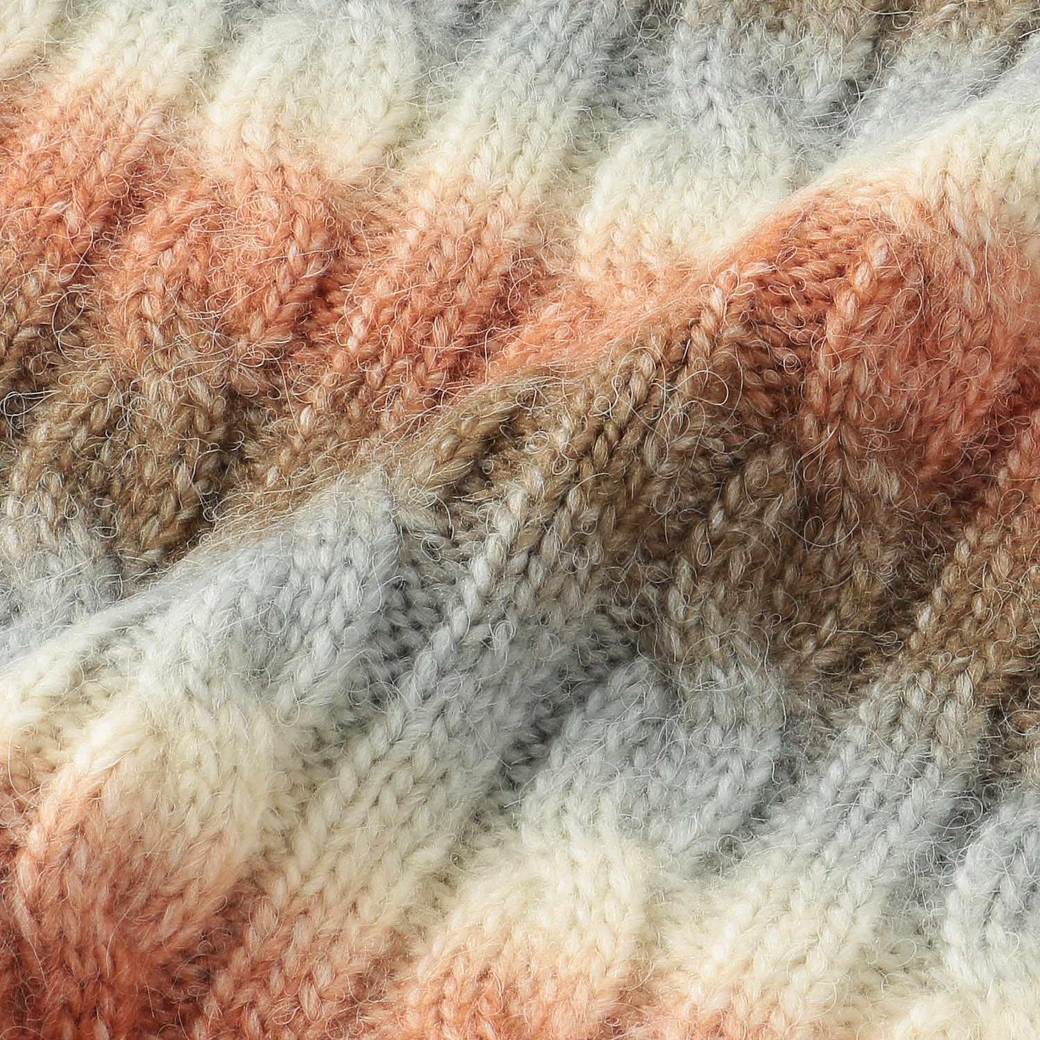 グラデニットケーブルネックウォーマー - 画像6