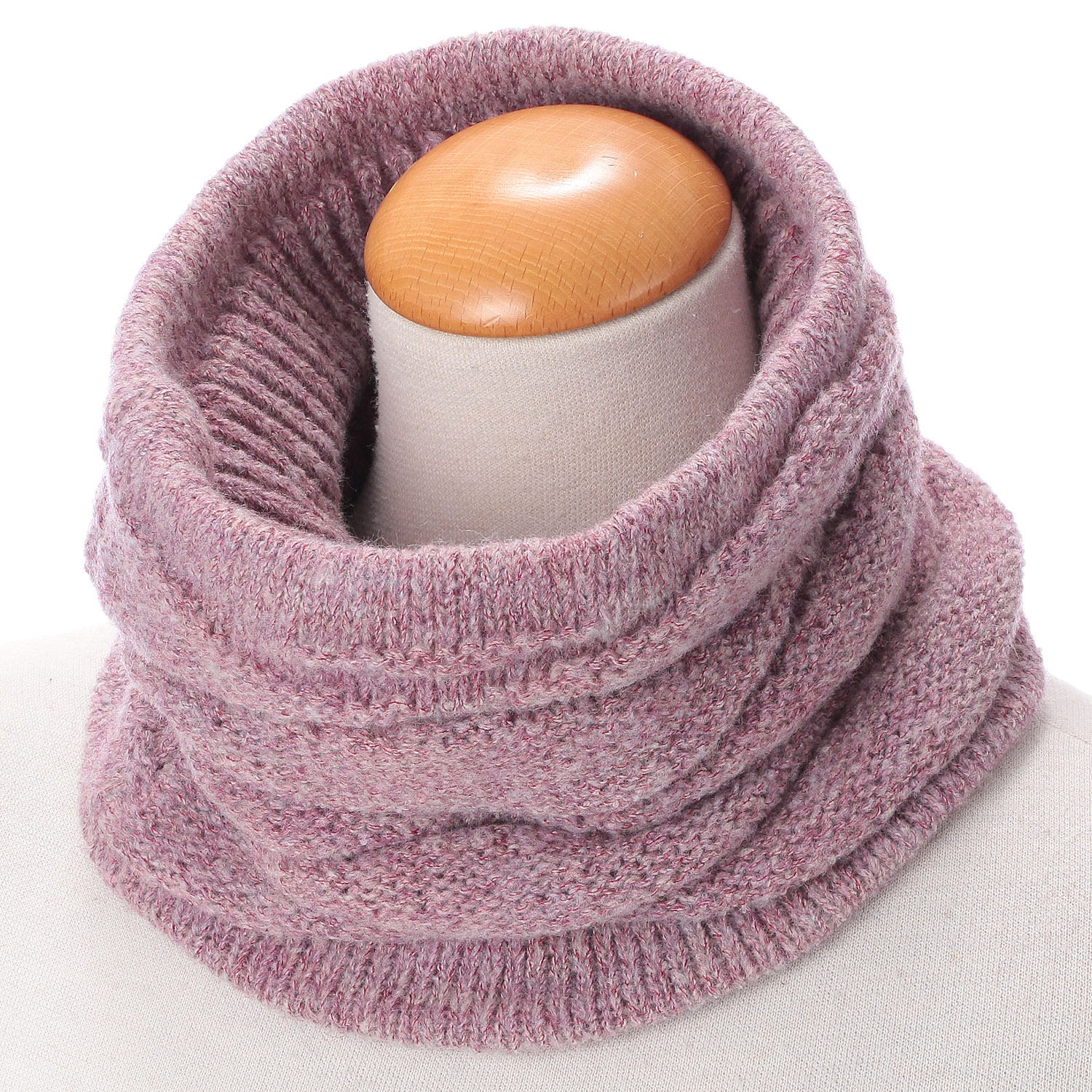 日本製 ウール混ネックウォーマー - 画像5