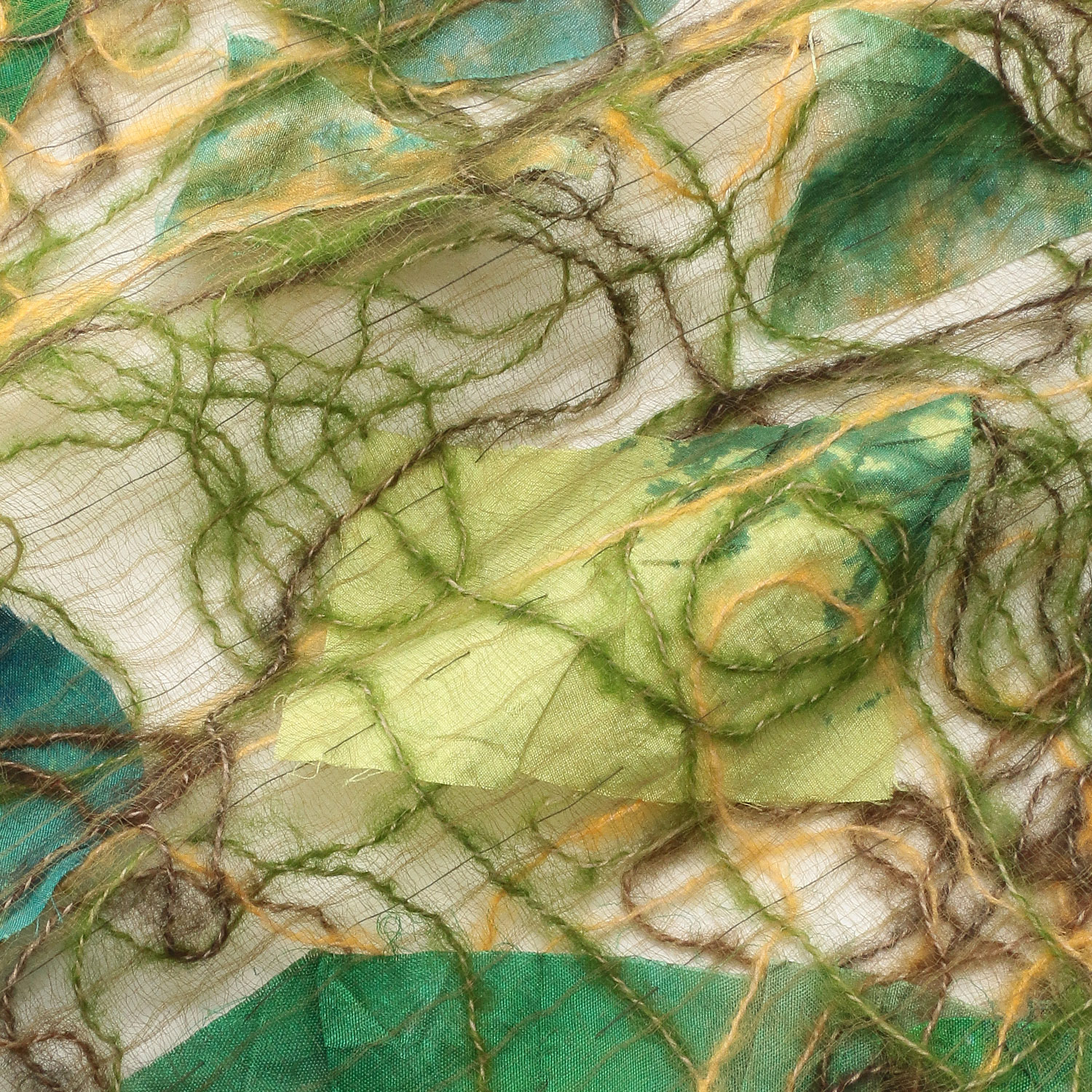 インド製 シルクサンドストール - 画像5