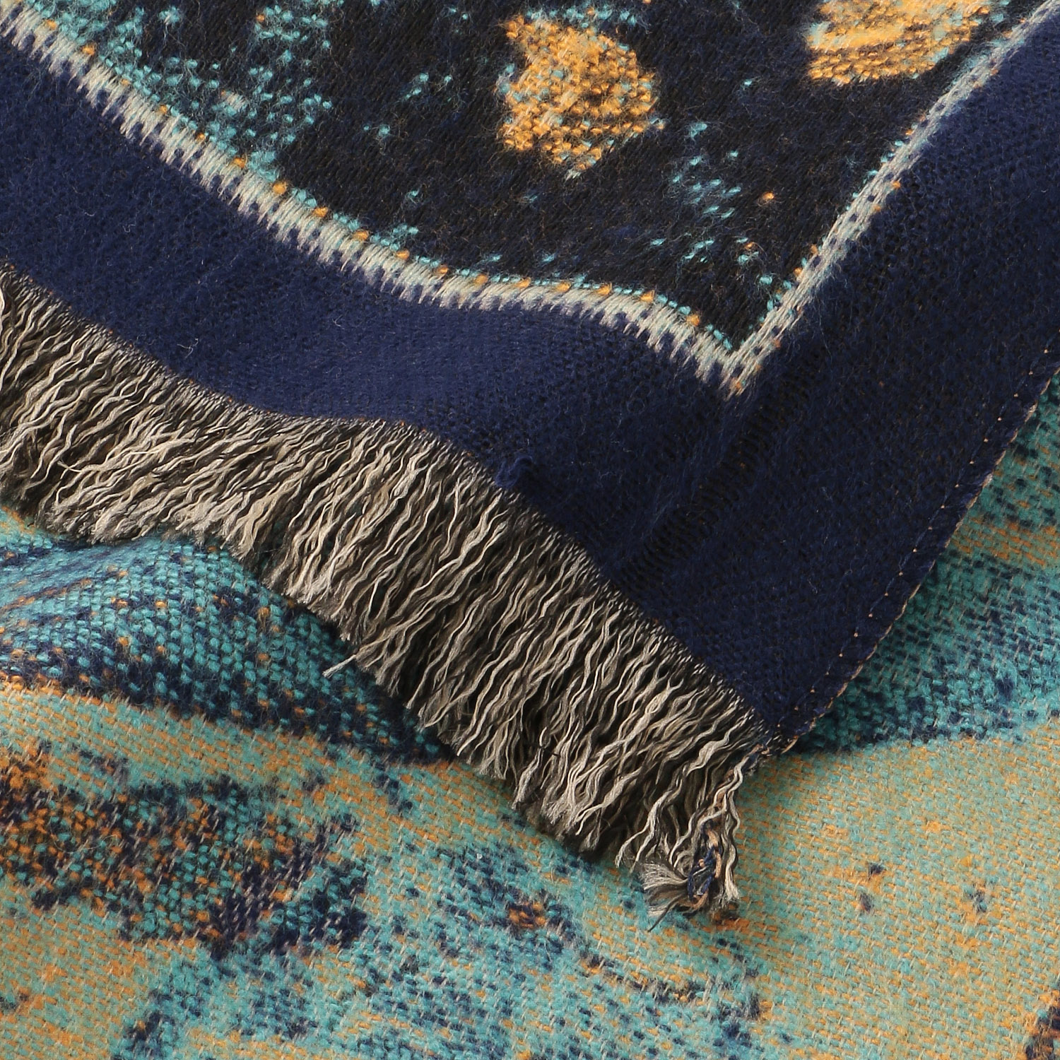 大判ジャガードストール パリ柄 - 画像5