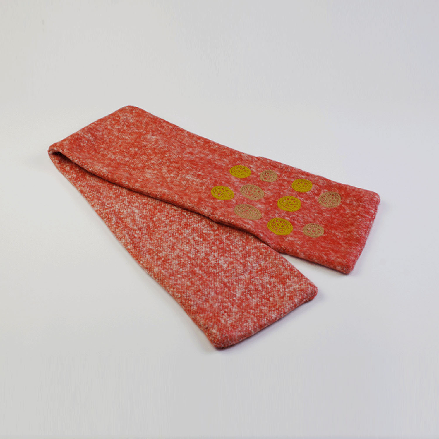 インド製 差し込み刺繍マフラー ドット - 画像5