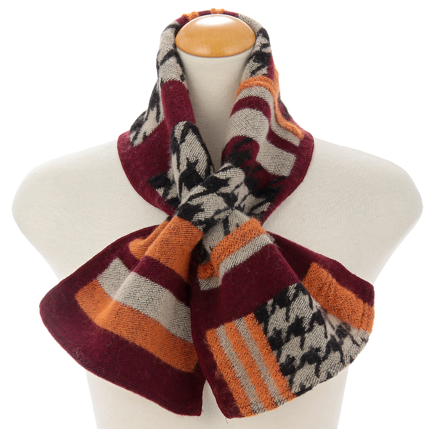 ラシクモア 千鳥クロスマフラー - 画像2