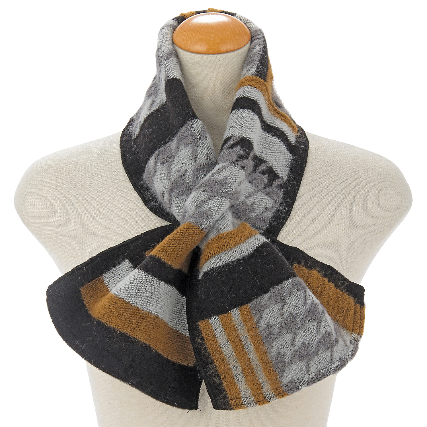 ラシクモア 千鳥クロスマフラー