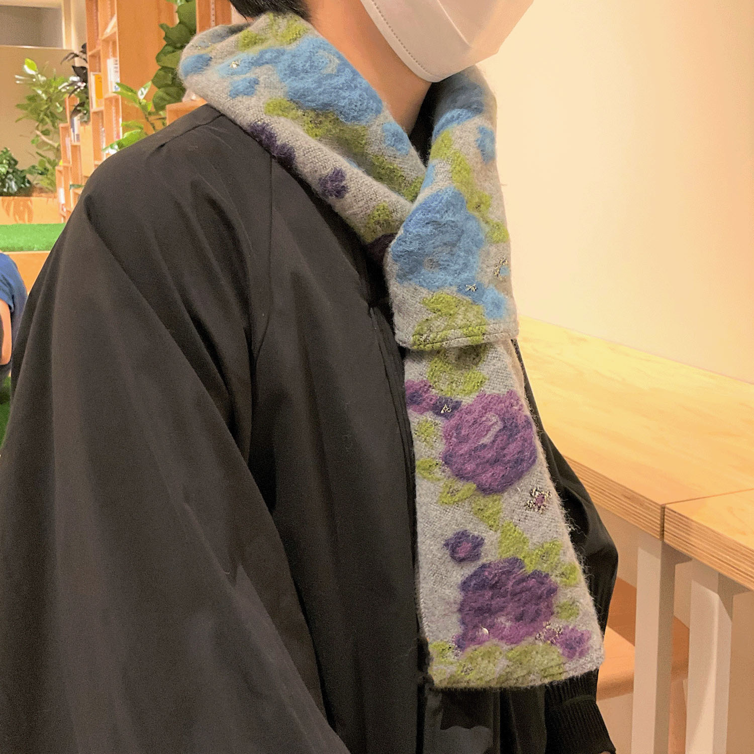 ラシクモア ダブルローズプチマフラ－ - 画像2