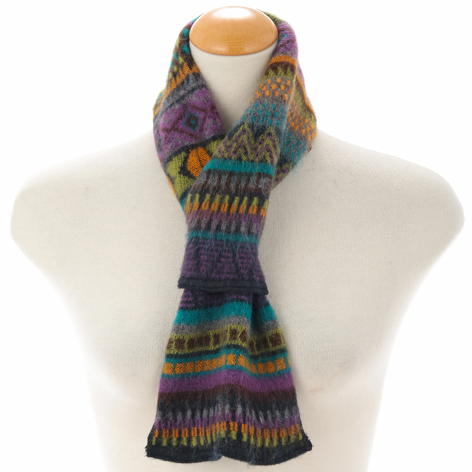 ラシクモア エスニックプチマフラー