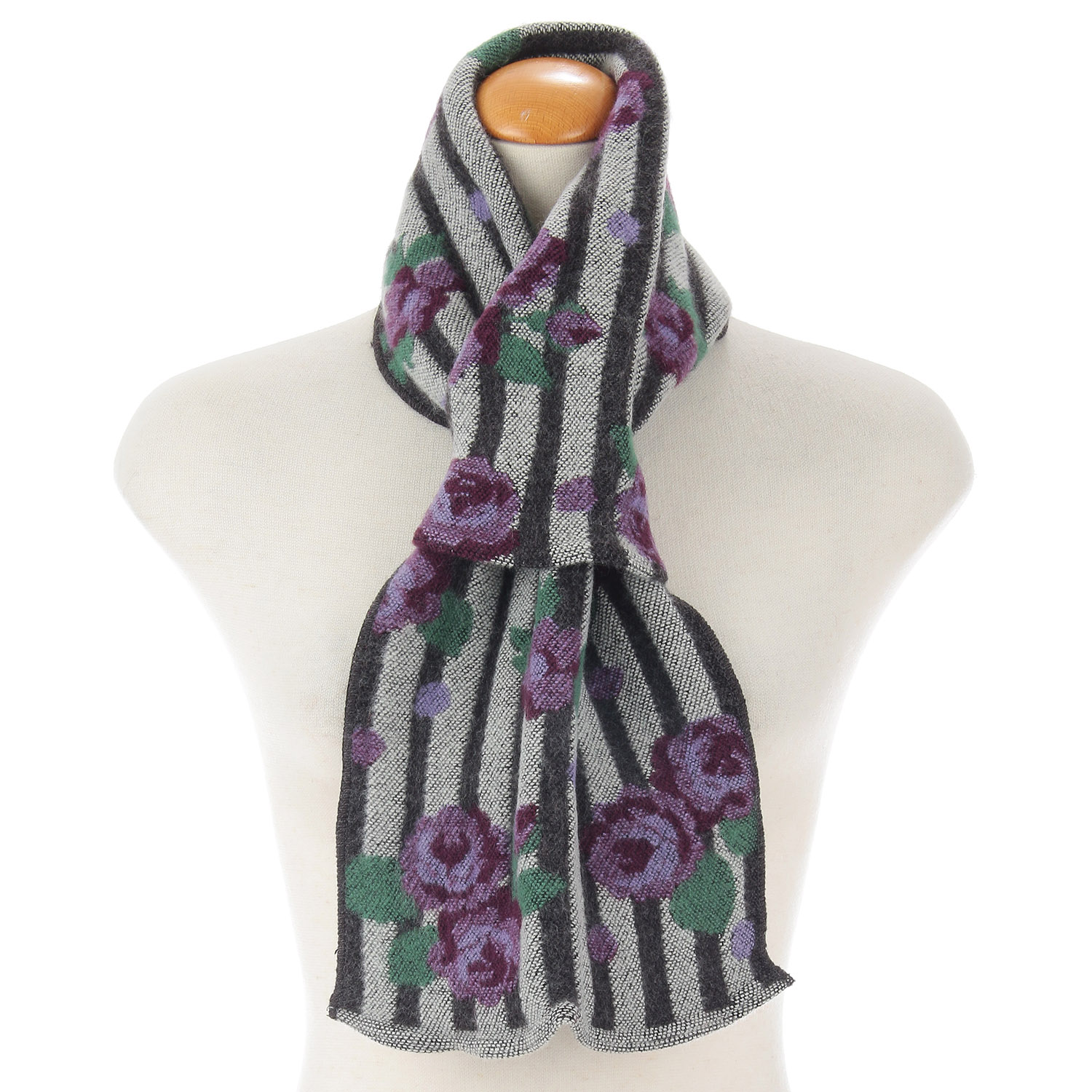 ラシクモア ストライプローズ プチマフラー - 画像5