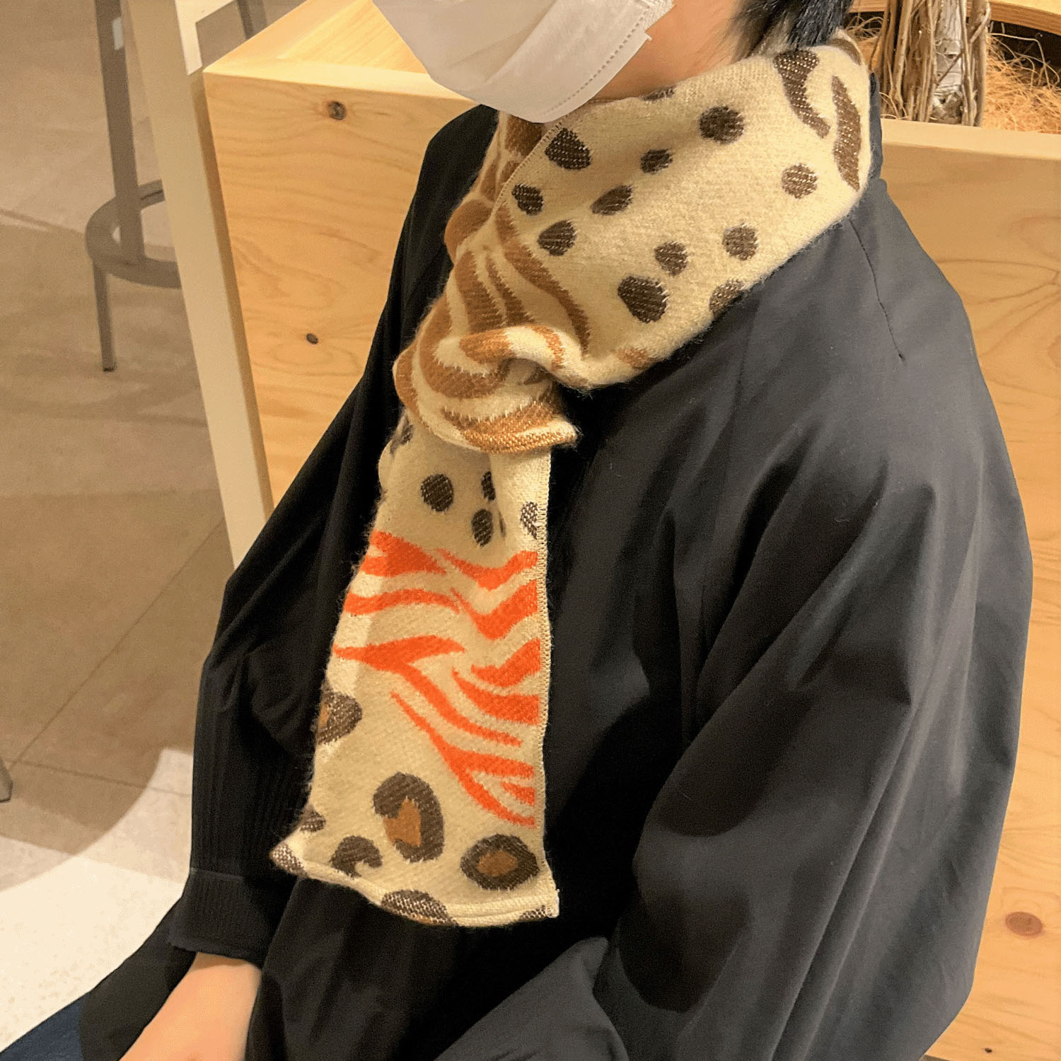 ラシクモア パターンアニマル プチマフラー - 画像3