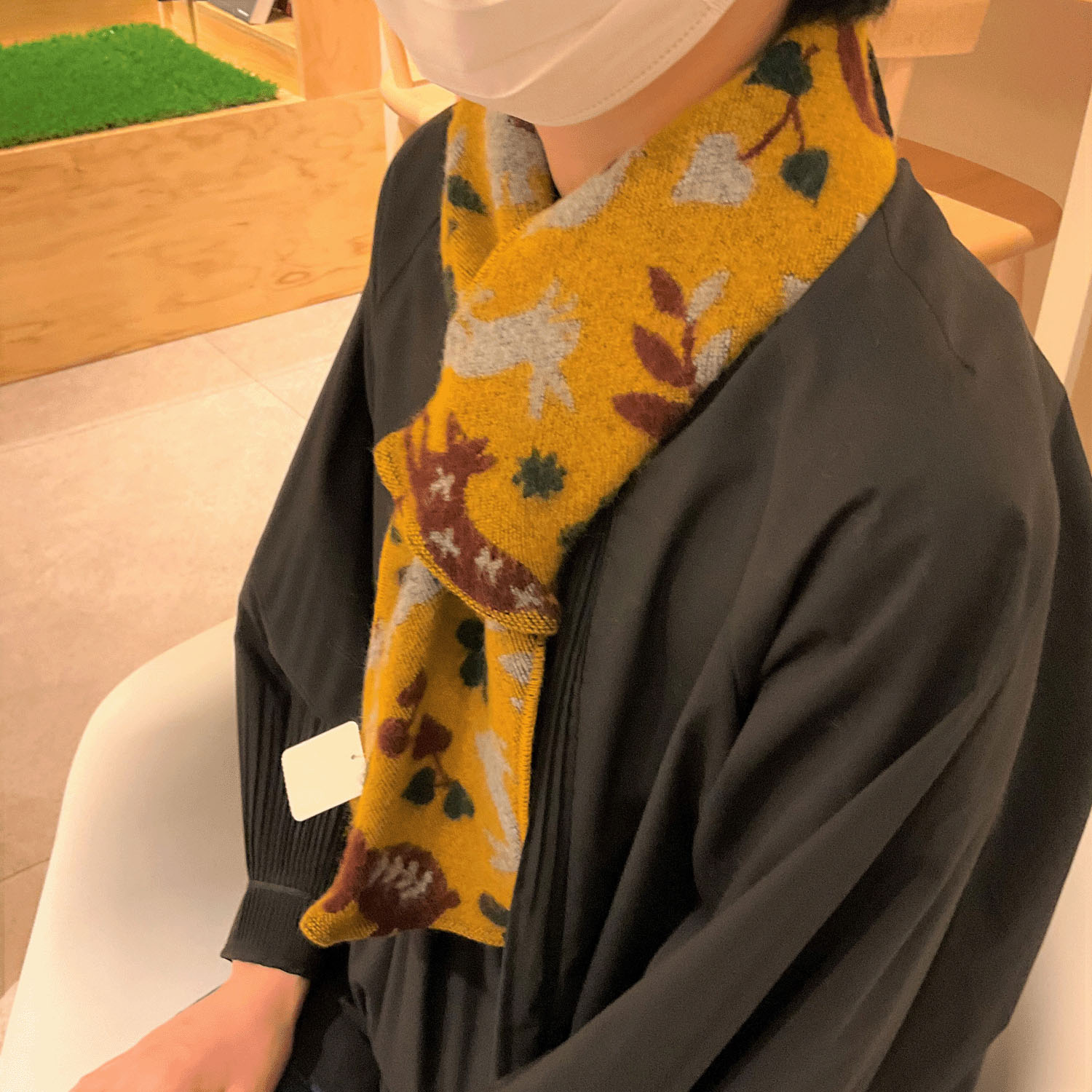 【マスタード終了】ラシクモア アニマルフォレスト プチマフラー - 画像3