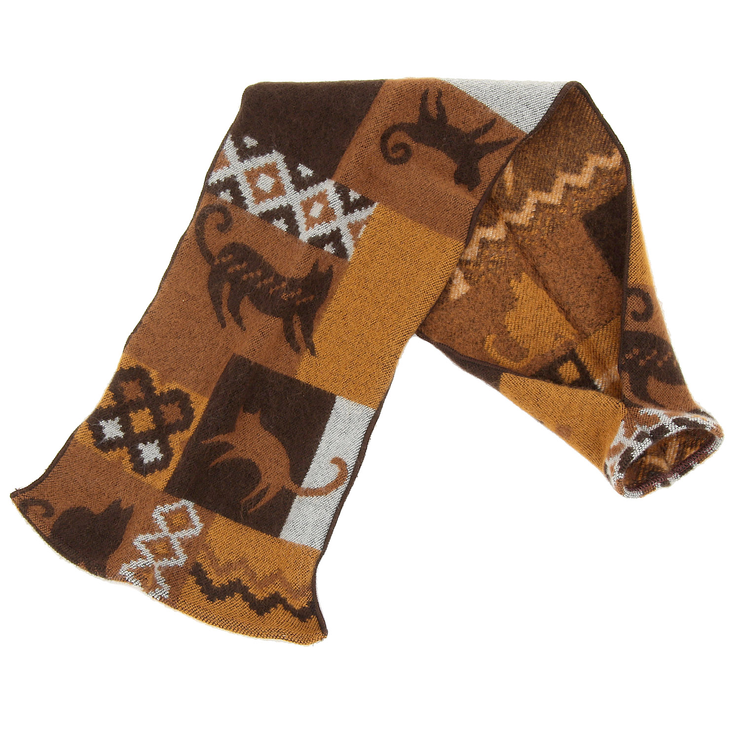 ラシクモア ブロックキャットプチマフラー - 画像2