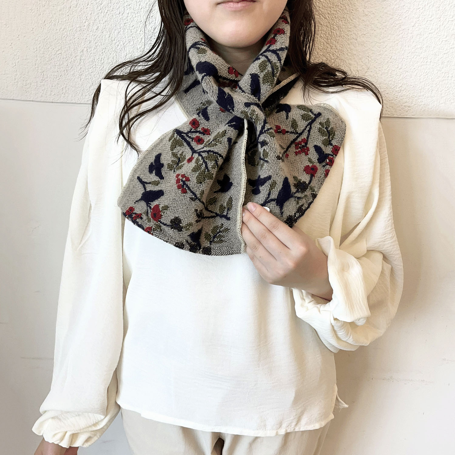 ラシクモア ツリーバードクロスマフラー - 画像3