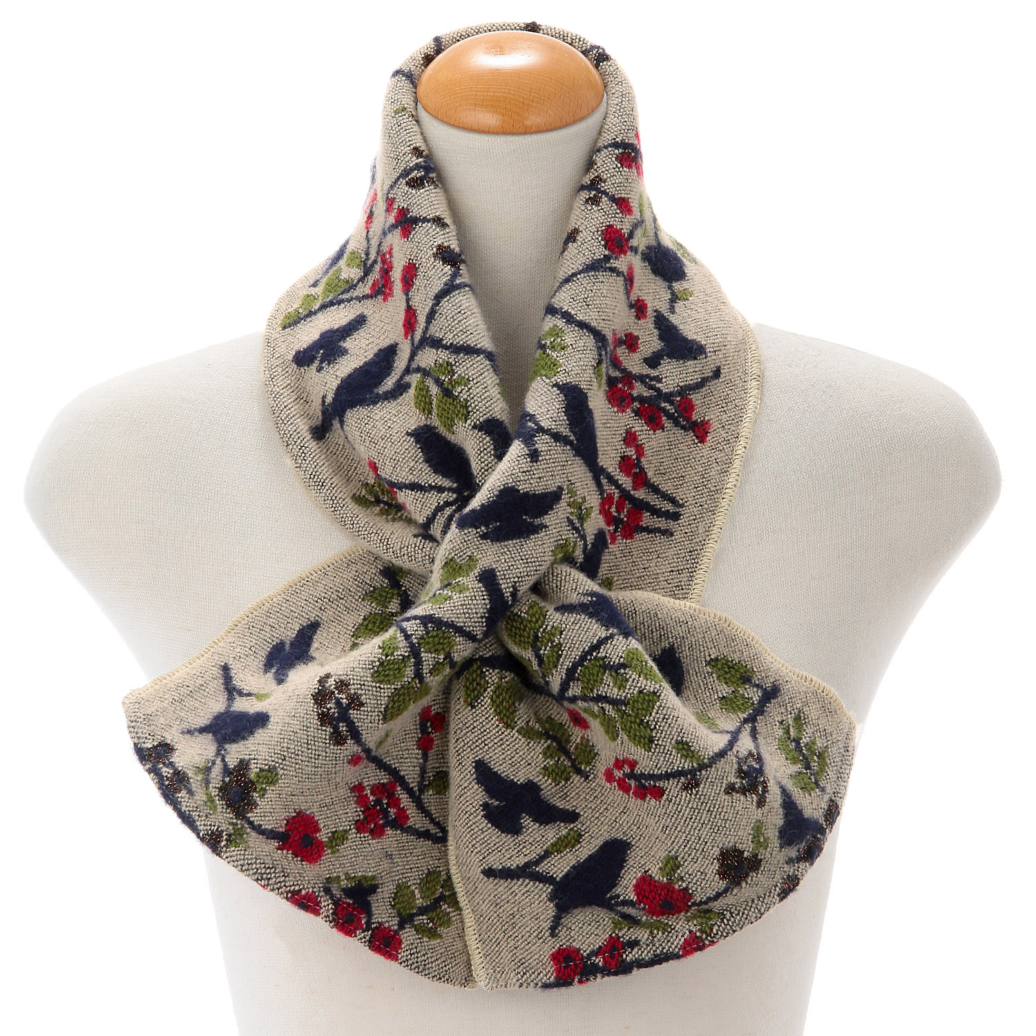 ラシクモア ツリーバードクロスマフラー - 画像4