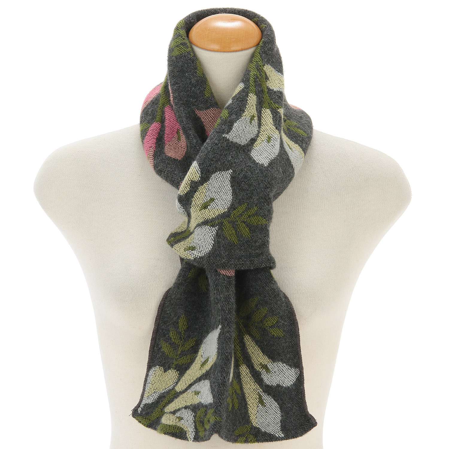 ラシクモア カラープチマフラー