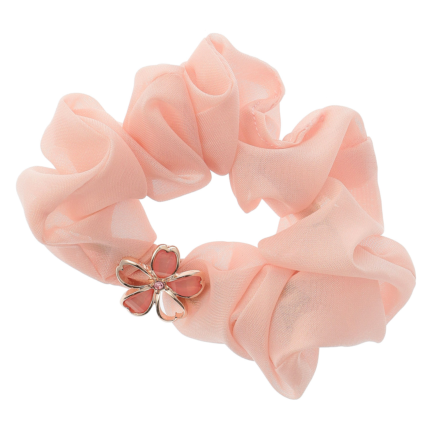 桜付きシュシュ - 画像1