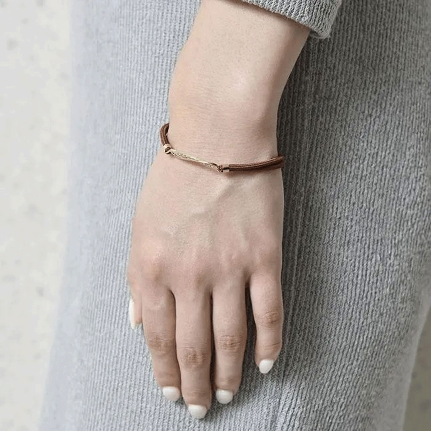 静電気軽減ヘアブレスレット ウェーブライン - 画像3