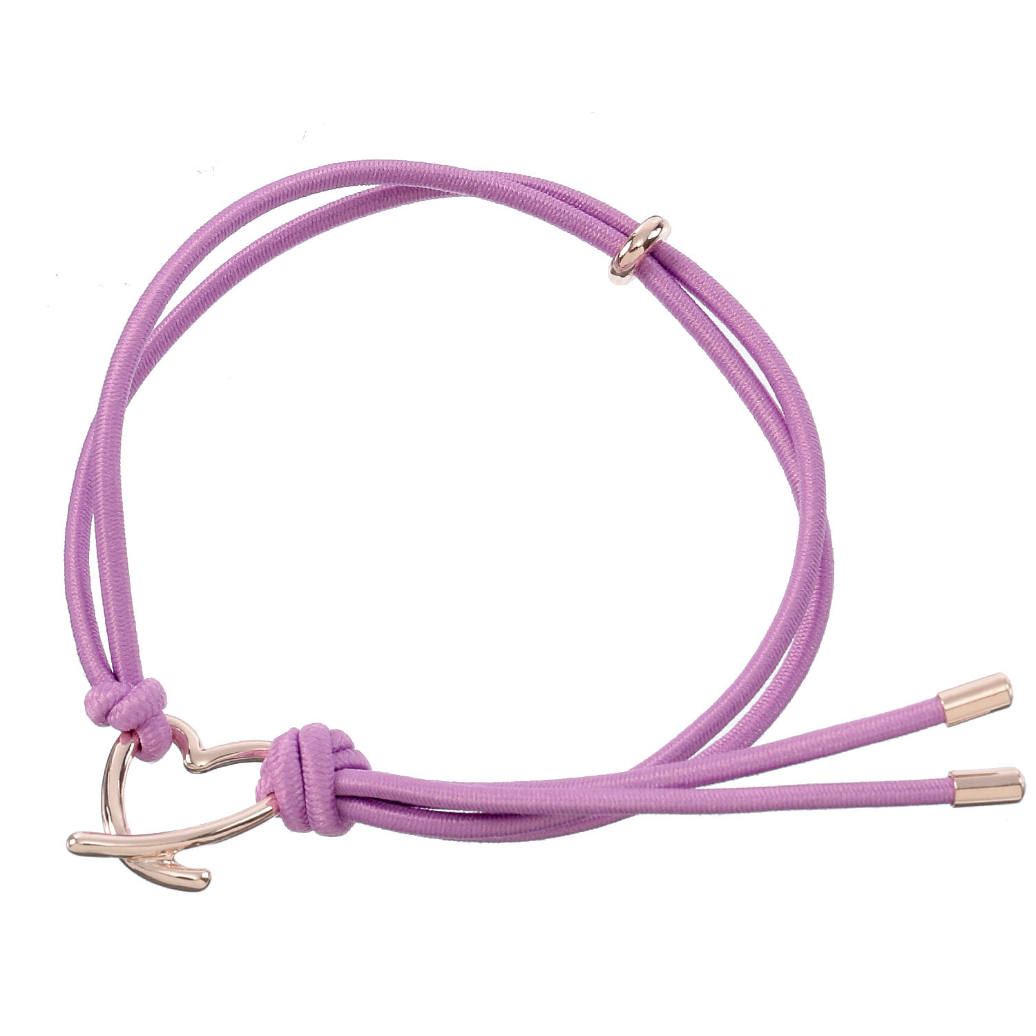 静電気軽減ヘアブレスレット ハート - 画像3