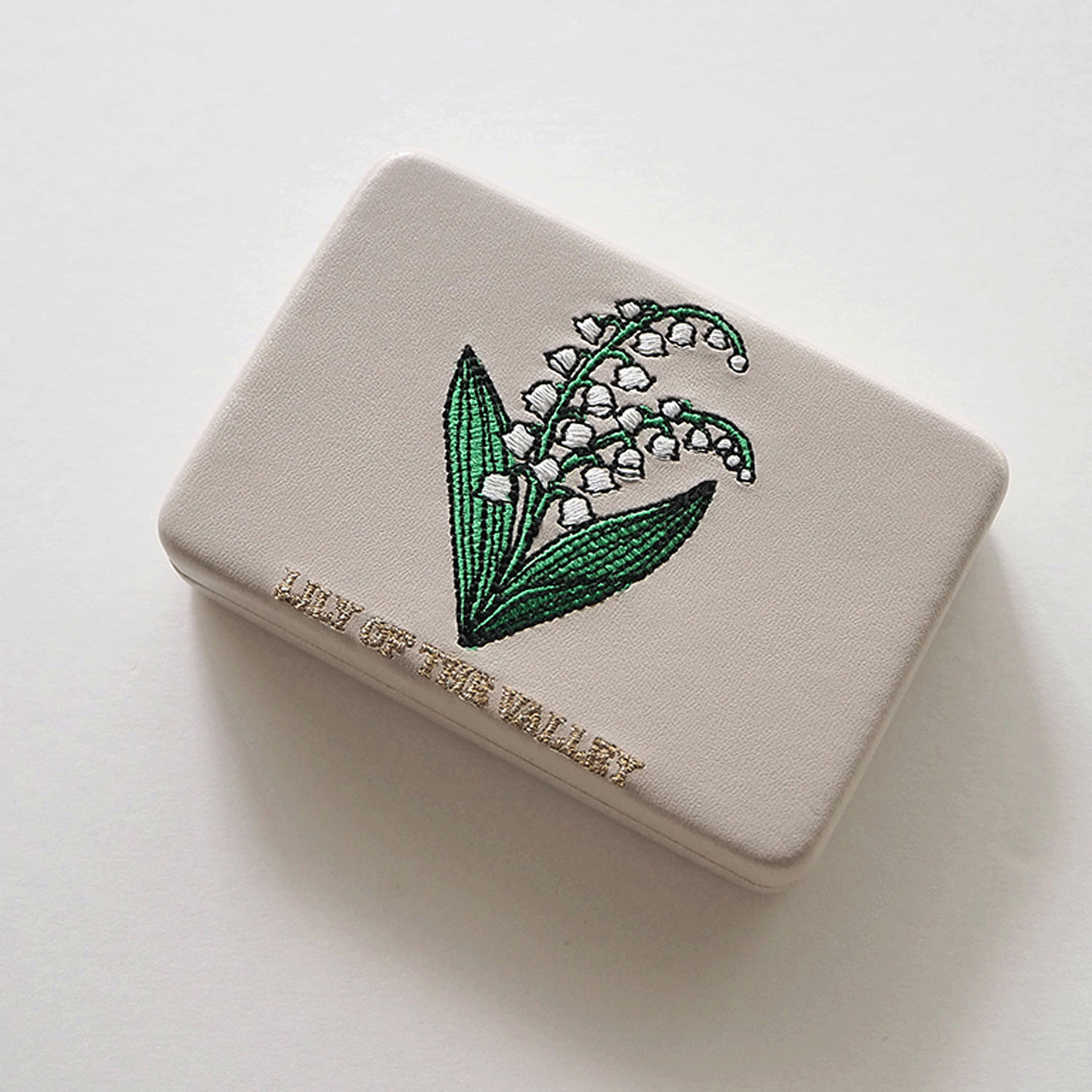 キャリング刺繍コンパクトミラーケース - 画像3