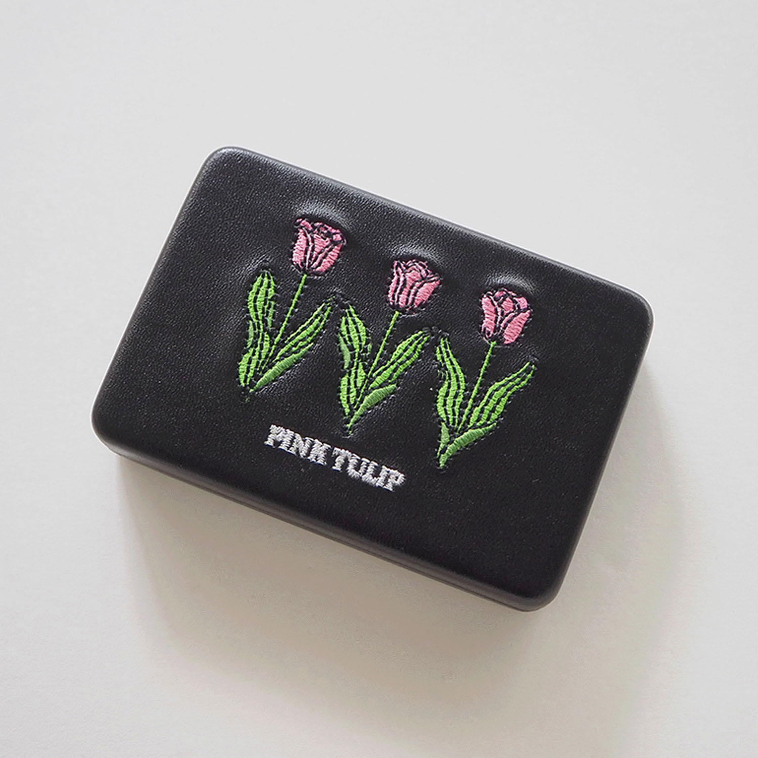 キャリング刺繍コンパクトミラーケース - 画像4