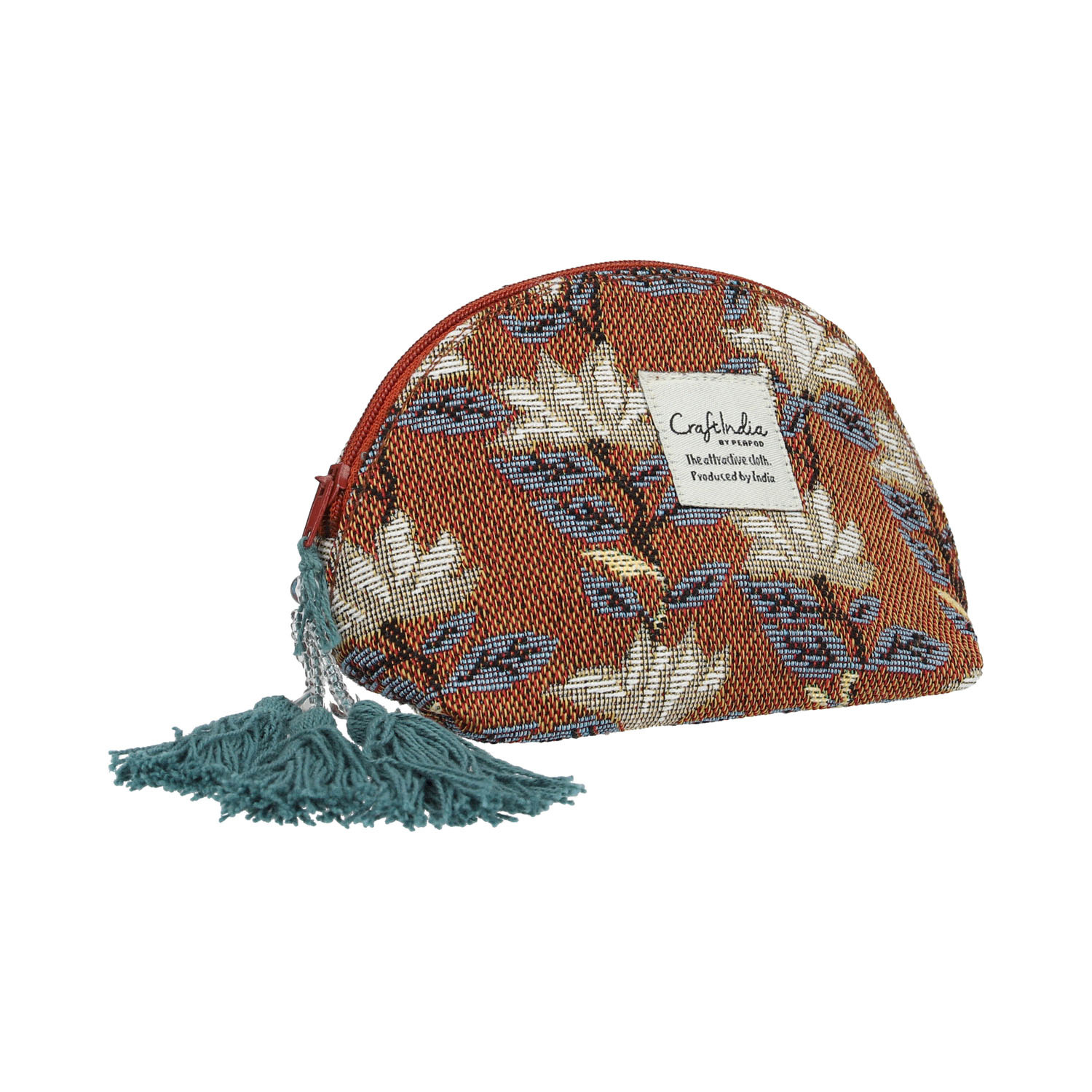 Craft india ジャガード ミニポーチ - 画像4