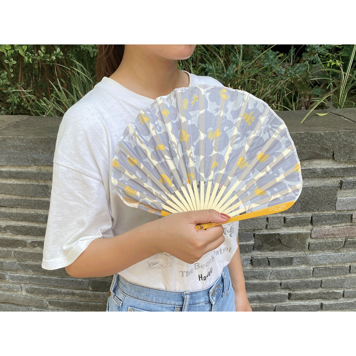 CL シアー×ラメ扇子 - 画像5