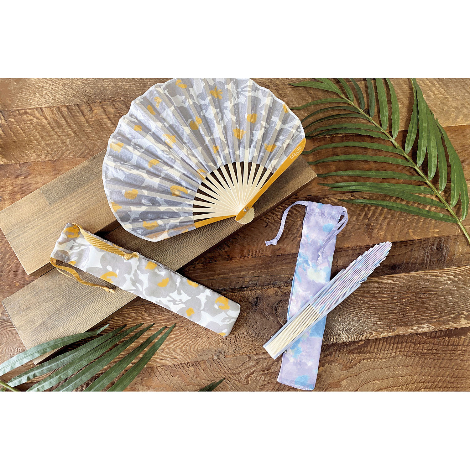 CL シアー×ラメ扇子 - 画像6