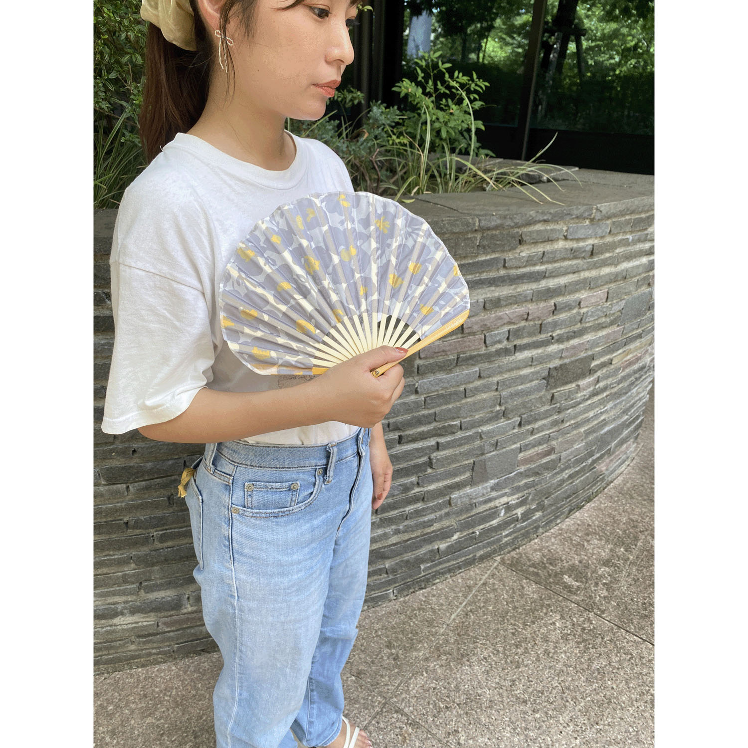 CL シアー×ラメ扇子 - 画像6