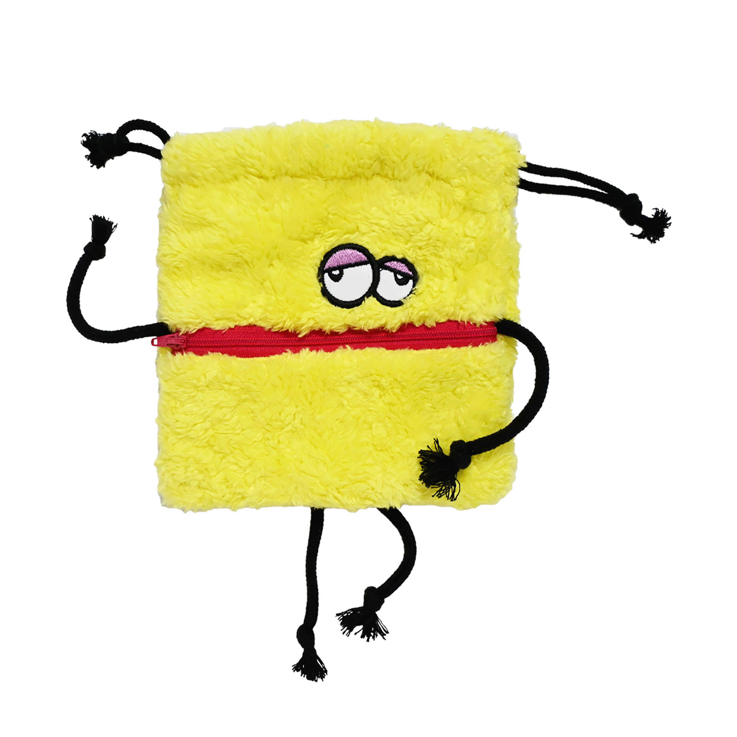 ジッパーボア巾着ポーチ キャンディモンスター - 画像3