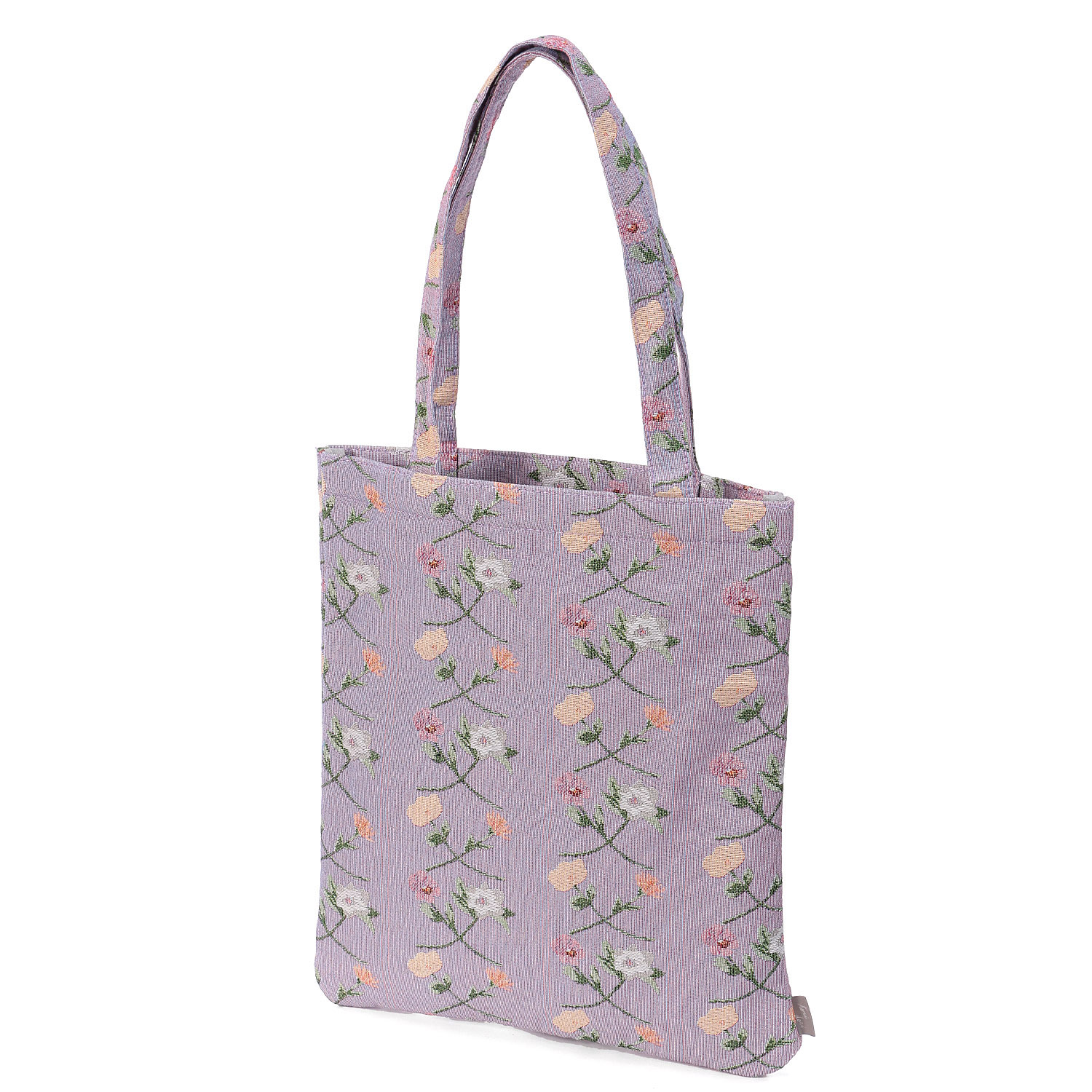 ジャガード マチなしトートバッグ - 画像3