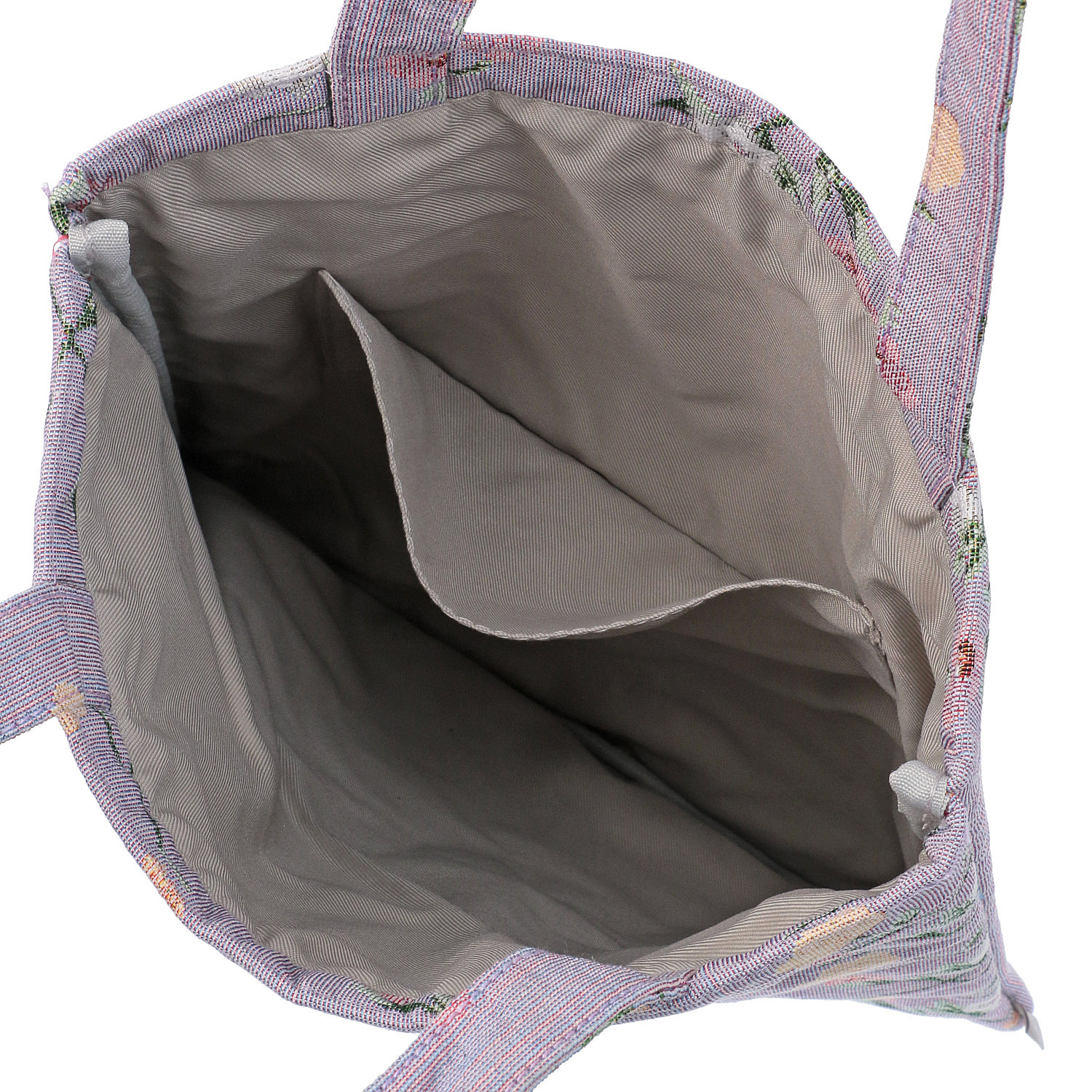 ジャガード マチなしトートバッグ - 画像4