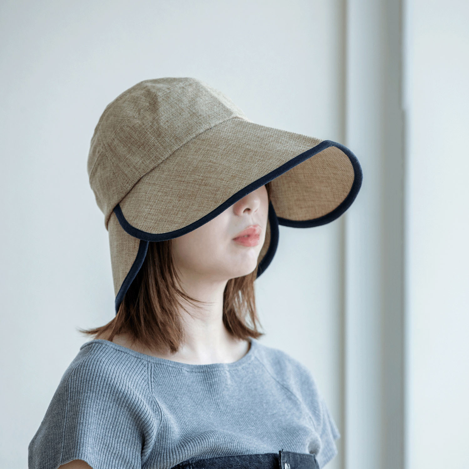 カパーニュ 雑材風フレアハット - 画像8