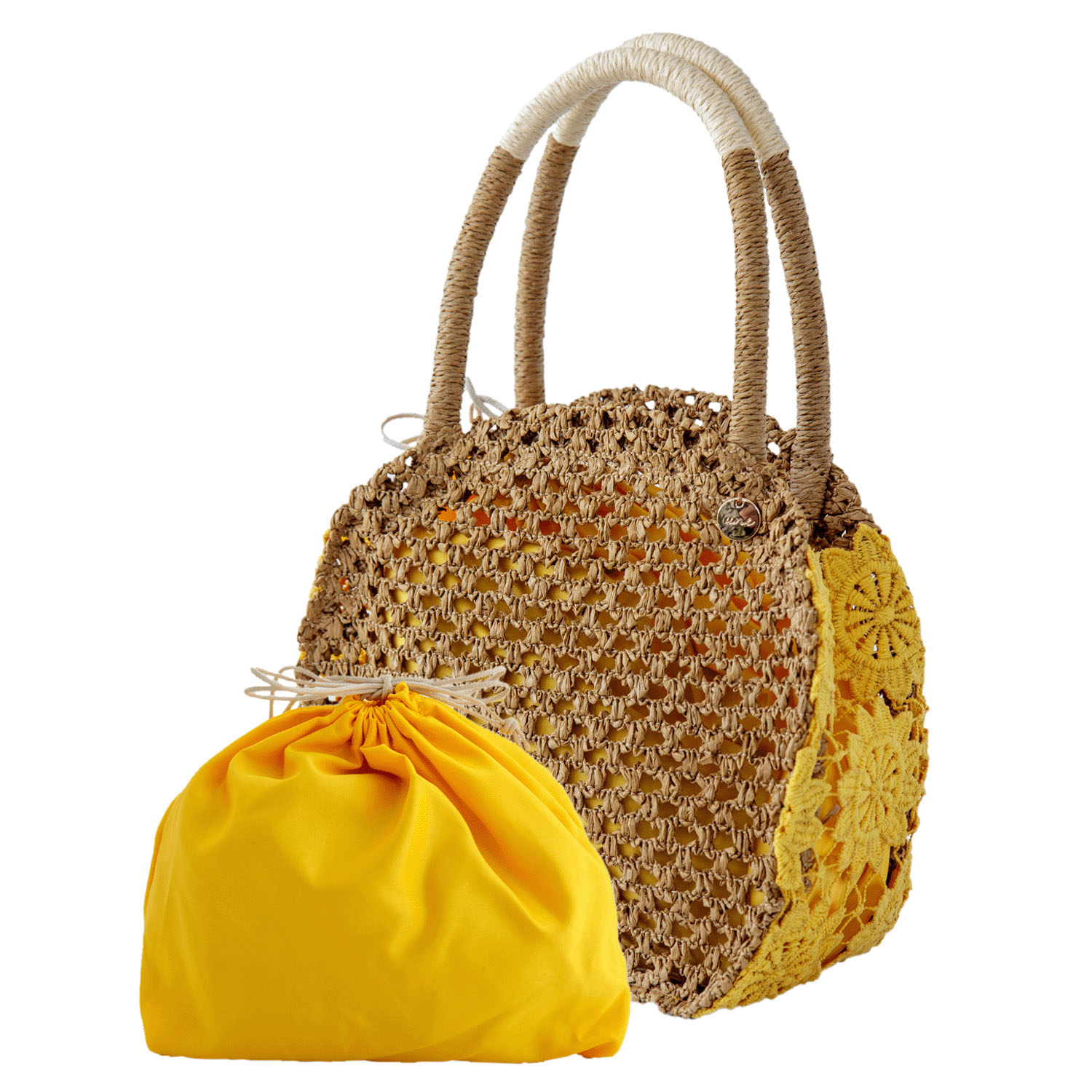 ロンフローラ トートバッグ 丸レース - 画像12