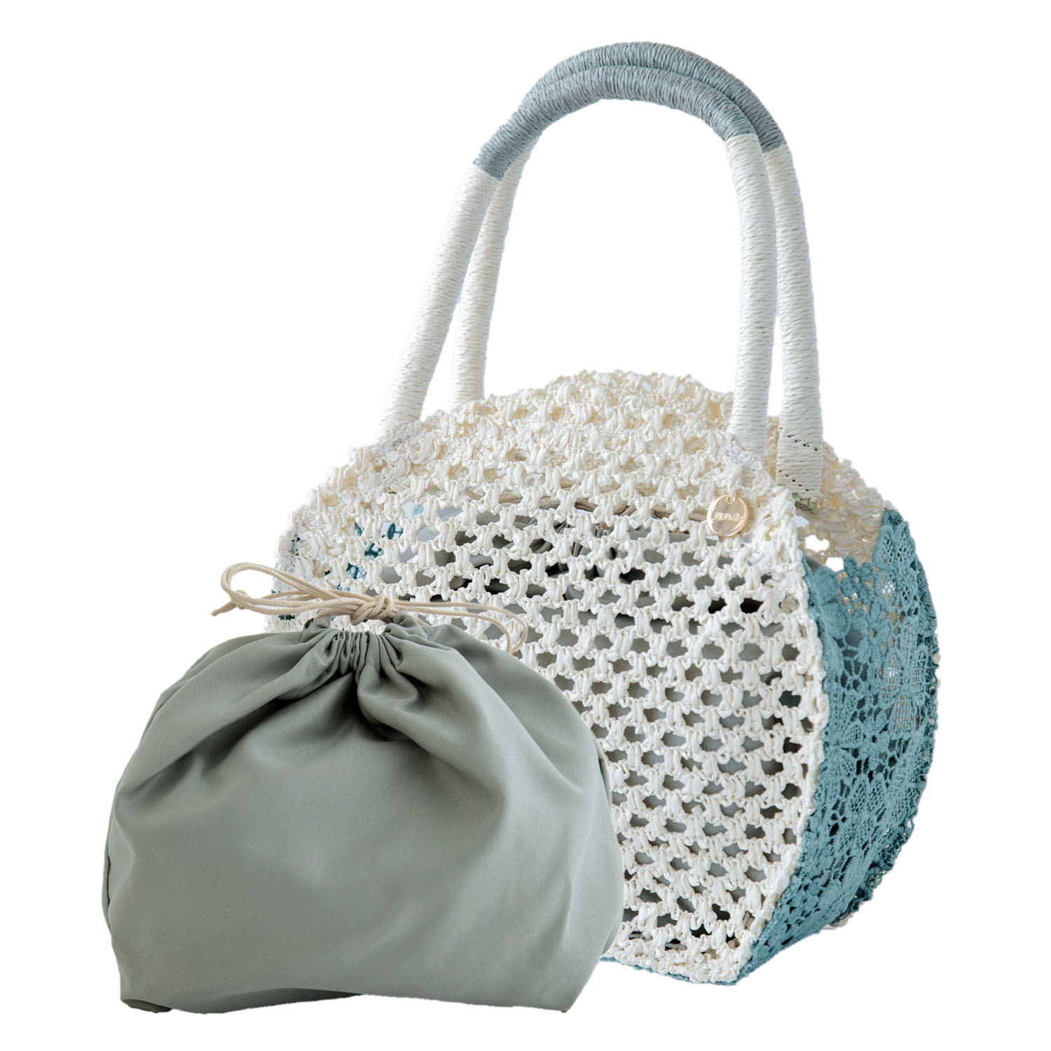 ロンフローラ トートバッグ 丸レース - 画像18