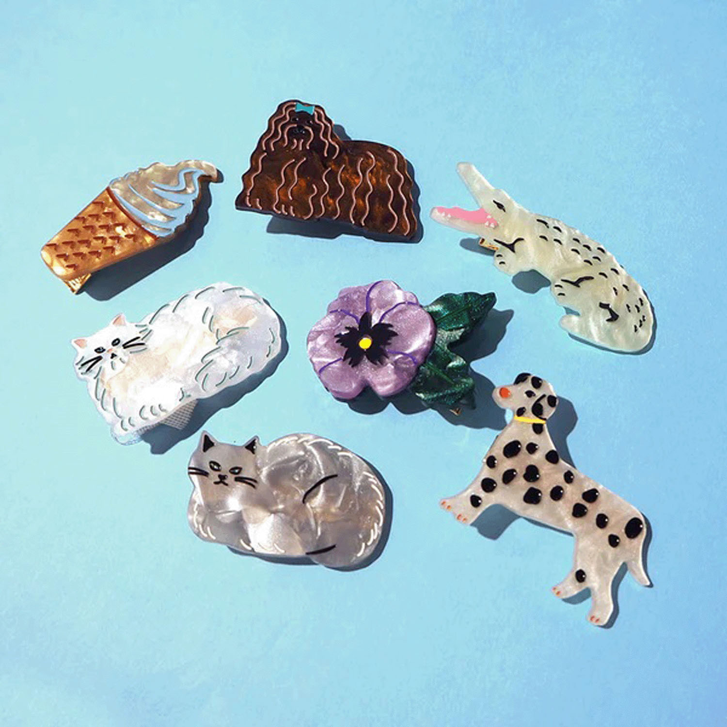 FT ダイカットヘアクリップ【在庫限り】