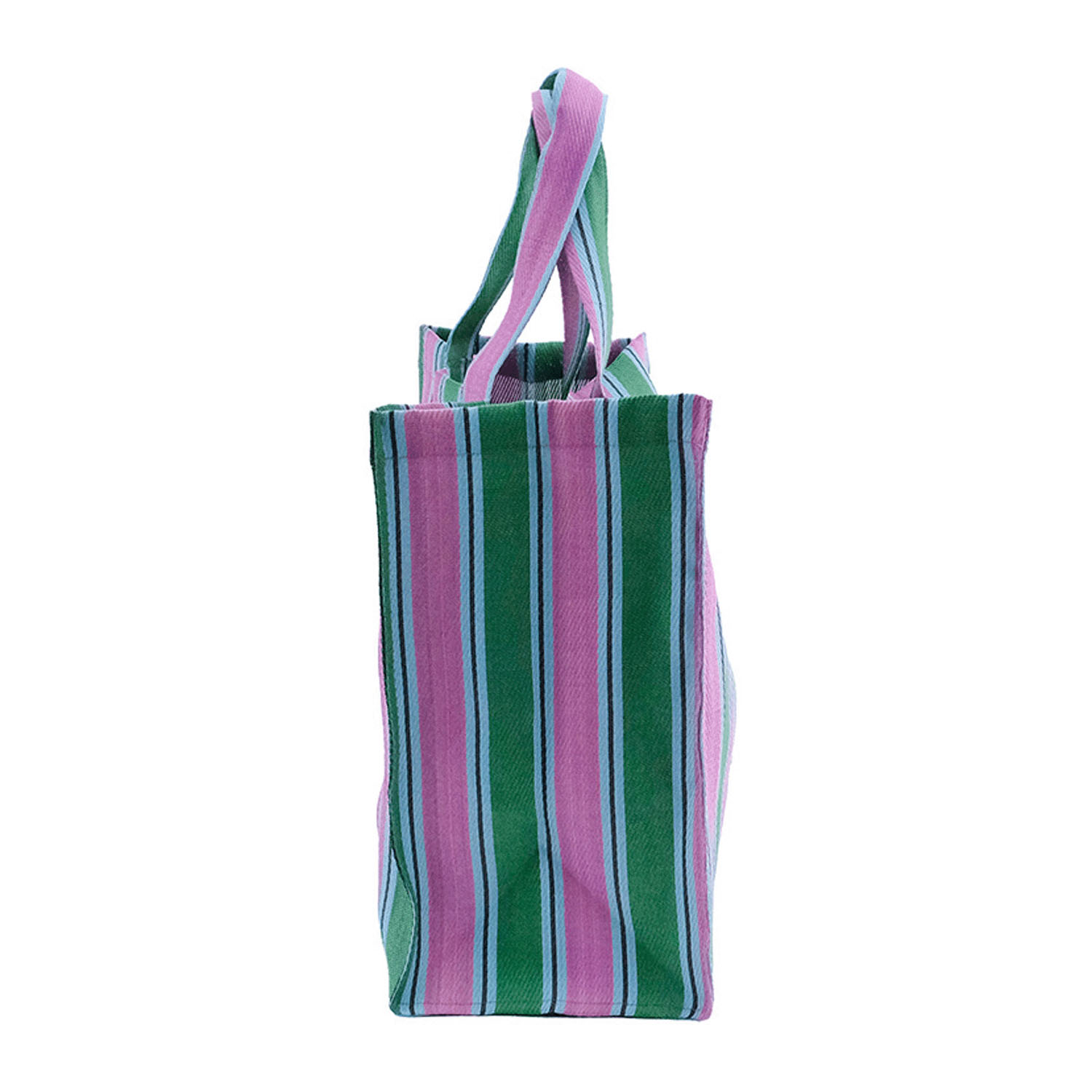 アウトドアシーンにもおすすめ サニーストライプのトートバッグS - 画像10