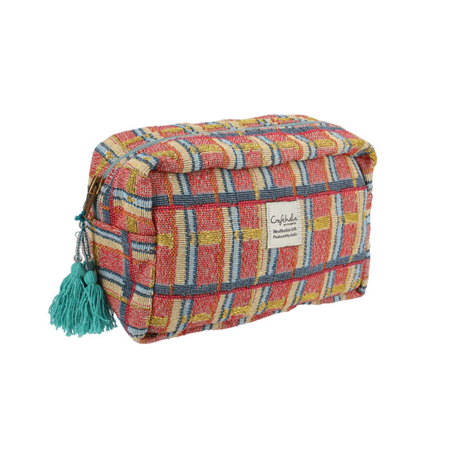 CraftIndia  マチ付きポーチ - 画像4