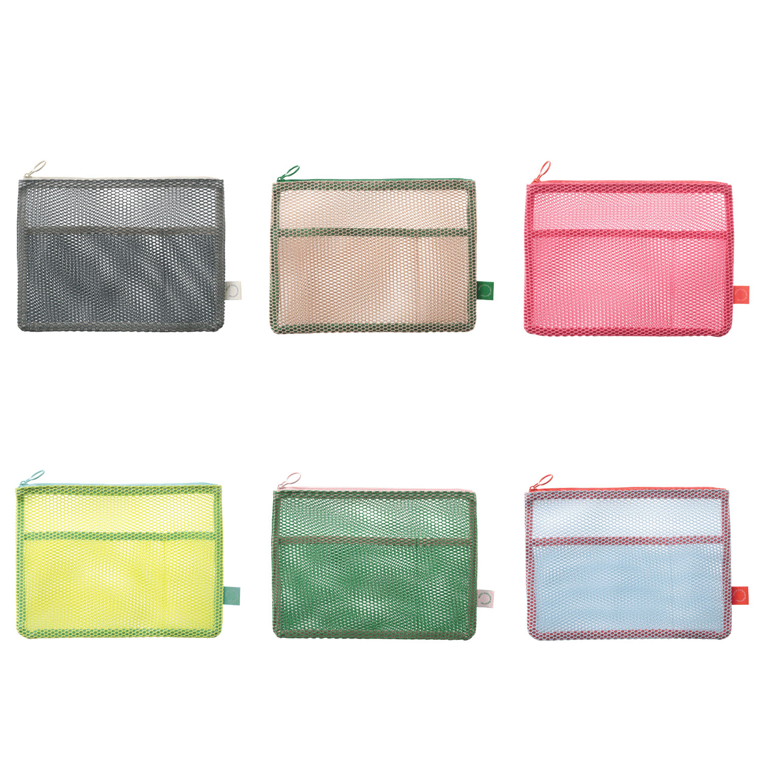 メッシュ フラットポーチ A5サイズ