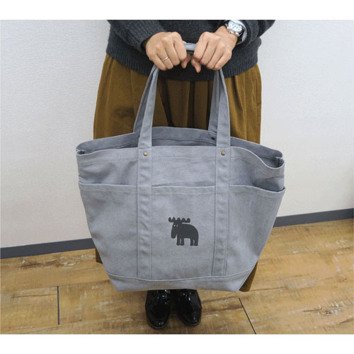 【33番メーカー終了】moz 帆布トートバッグL - 画像5