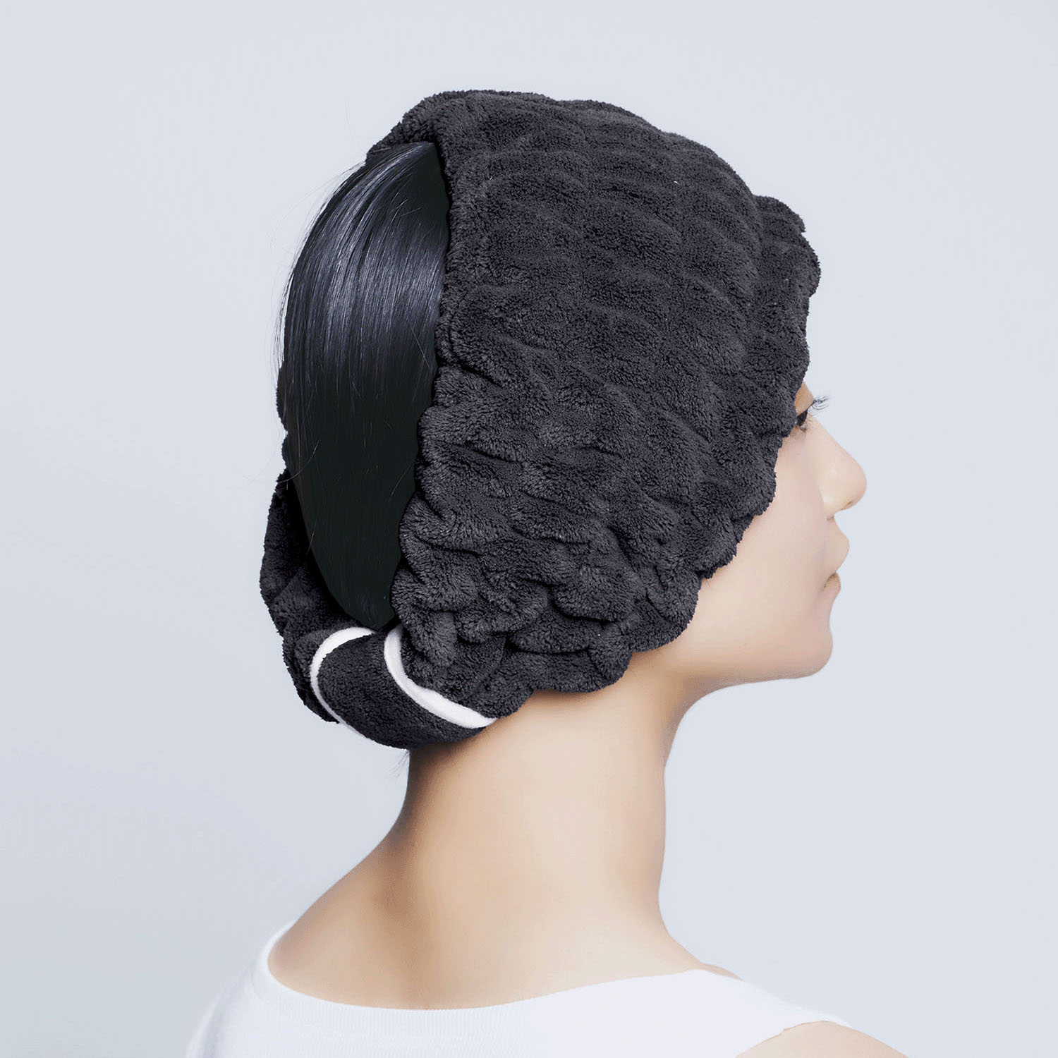BEAULy クイックドライヘアターバン short Black - 画像9