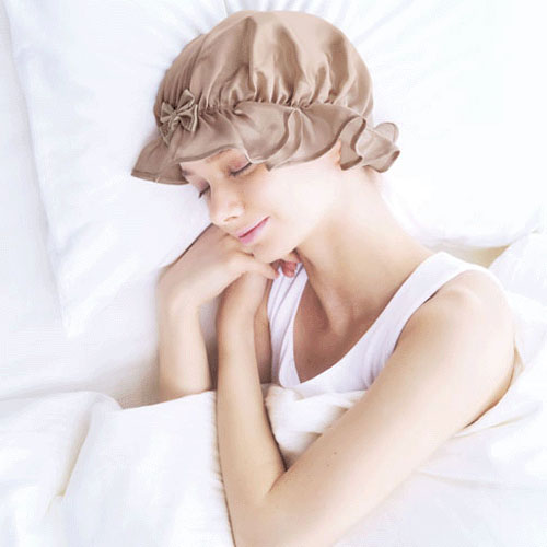 【予約可能品】シルクシャイニーナイトキャップ - 画像5