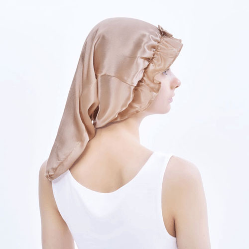 【予約可能品】シルクシャイニー ナイトキャップ ロング - 画像4