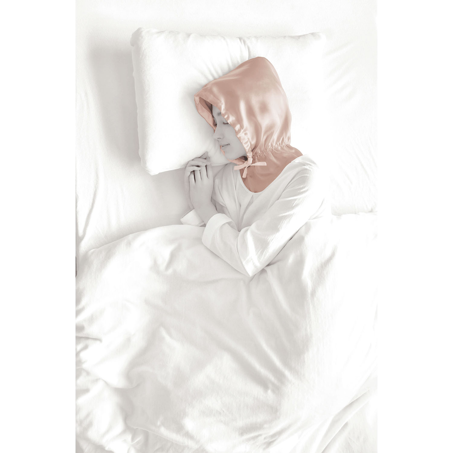 シルクシャイニーナイトキャップ ベール - 画像3