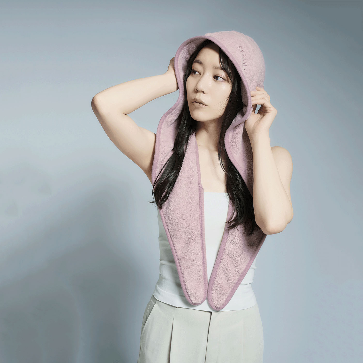 BEAULy クイックドライヘアターバン Dusty Pink - 画像5