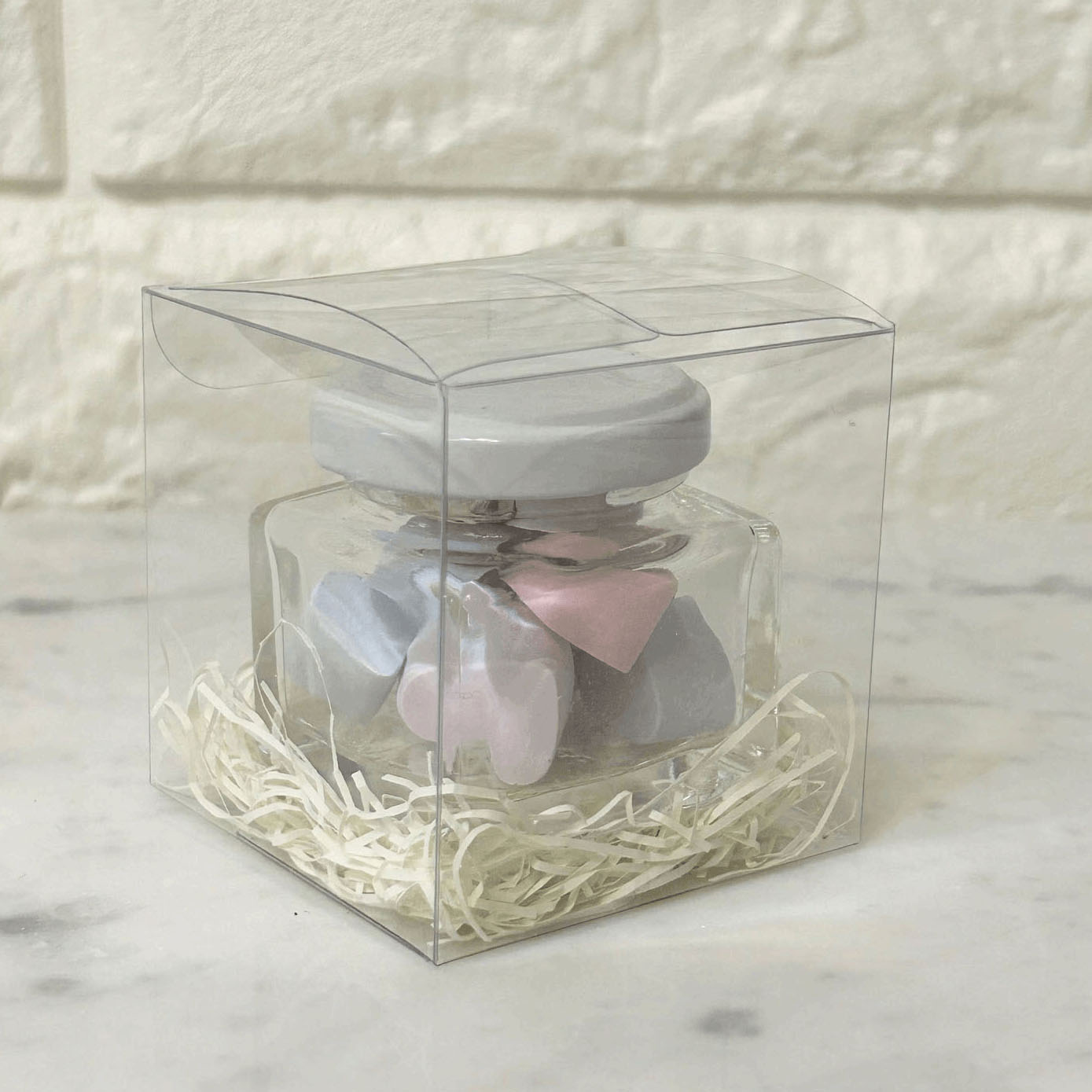 瓶入りアロマストーン ハート型 - 画像3