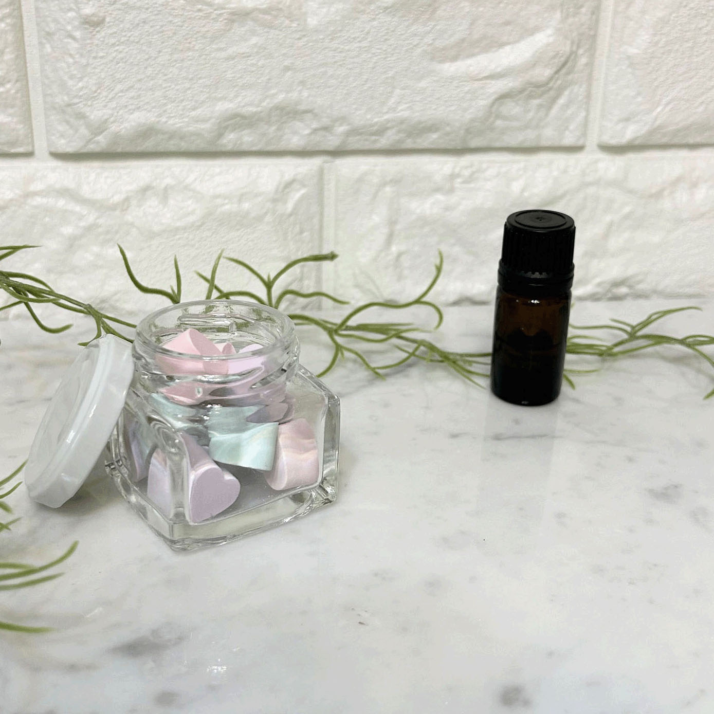瓶入りアロマストーン ハート型 - 画像7