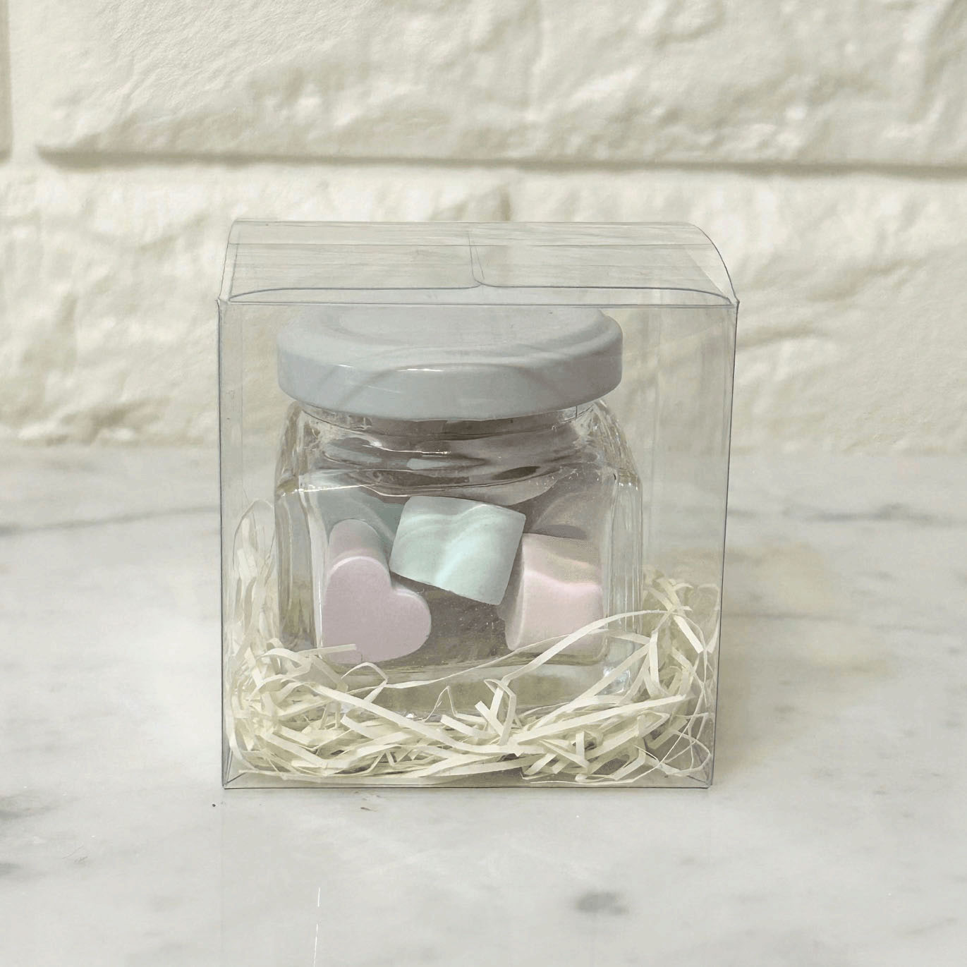 瓶入りアロマストーン ハート型