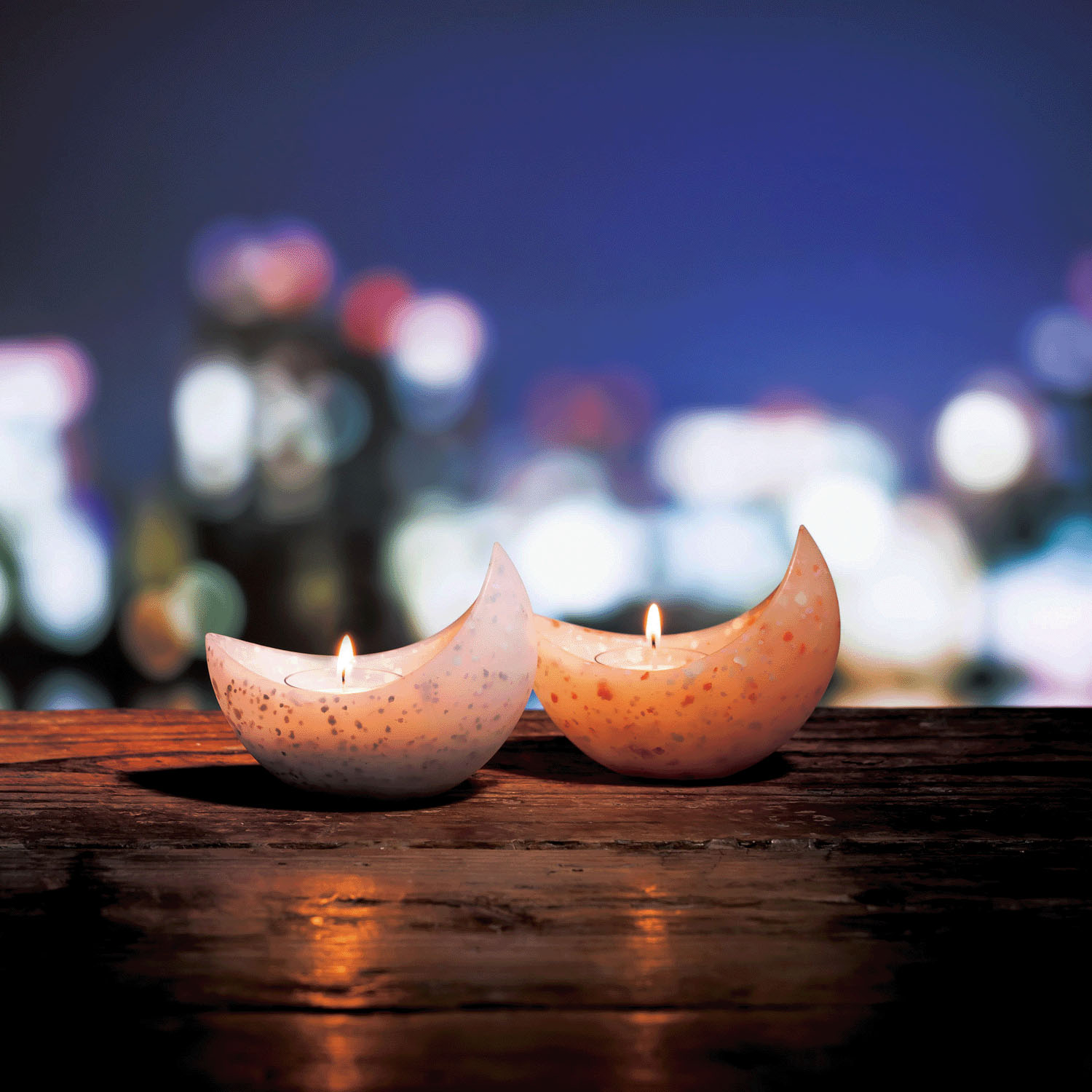 アロマキャンドルホルダー「ツキ」 - 画像1