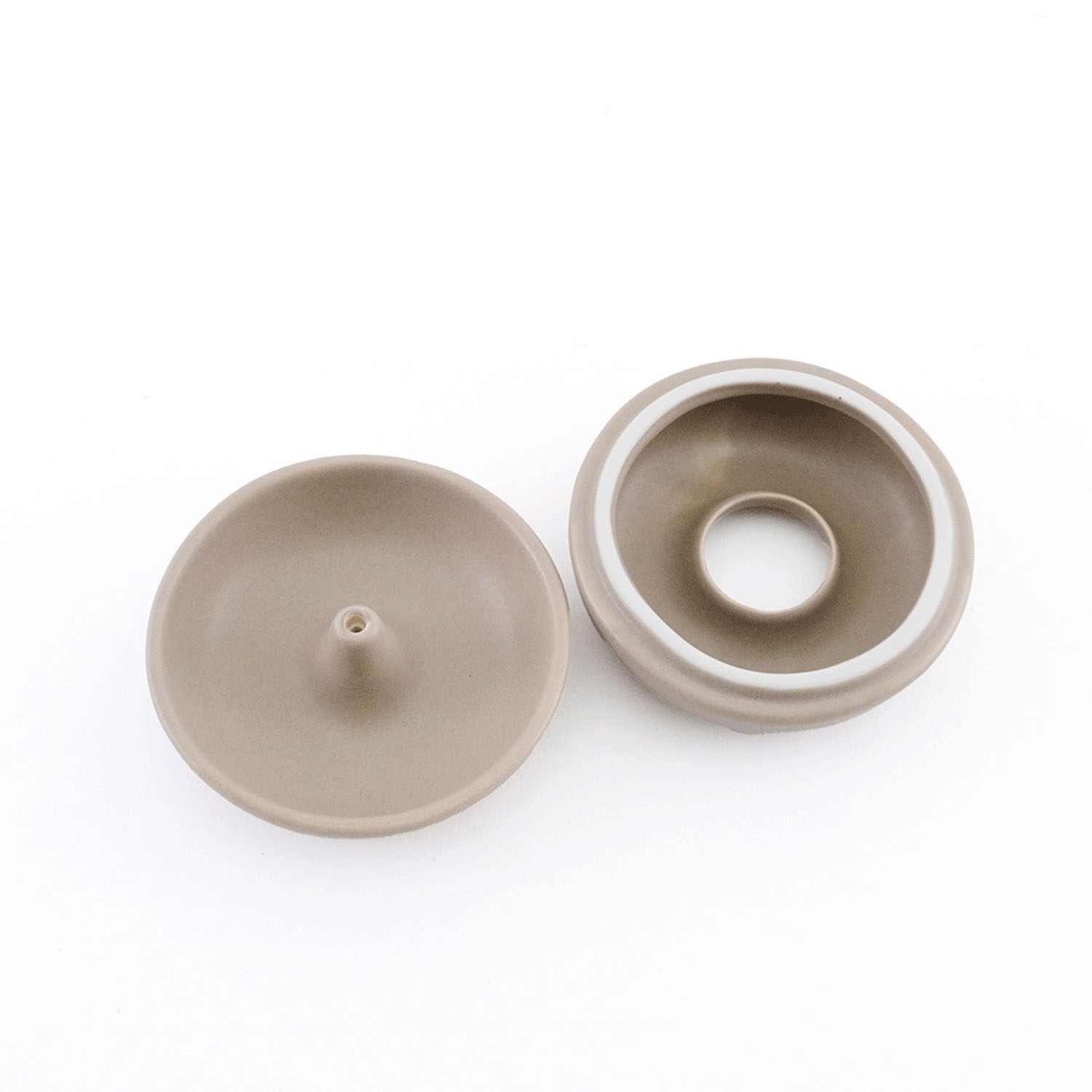 灰をためて捨てられる 陶器のベーグル香立て - 画像9