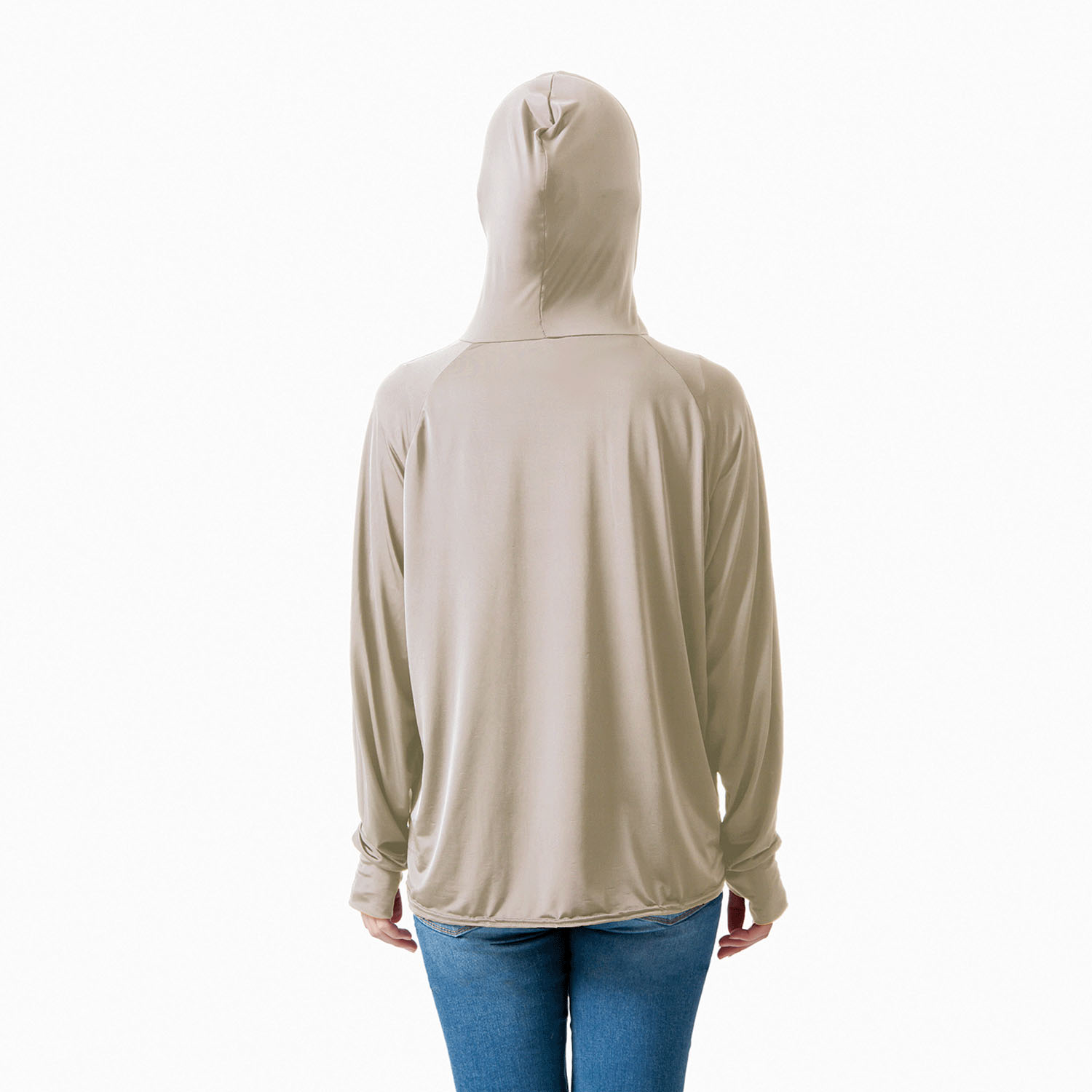 UVプロテクトパーカー シャイン  グレージュM - 画像6