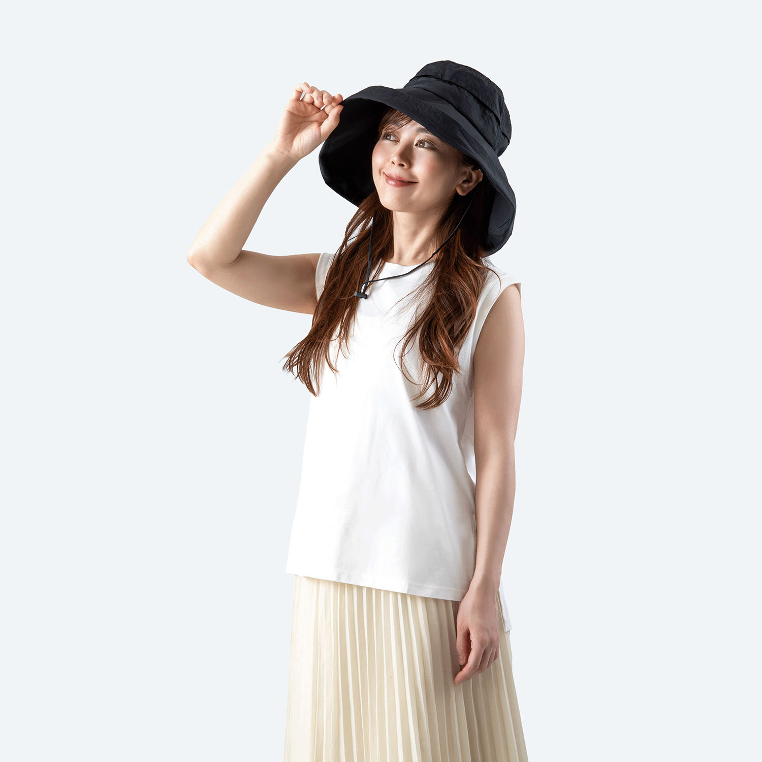 【メーカー終売のため在庫限り】UVプロテクトバリアブルハット シャイン - 画像2