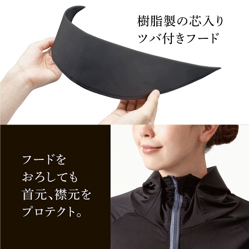 UVプロテクトパーカー シャイン L - 画像4