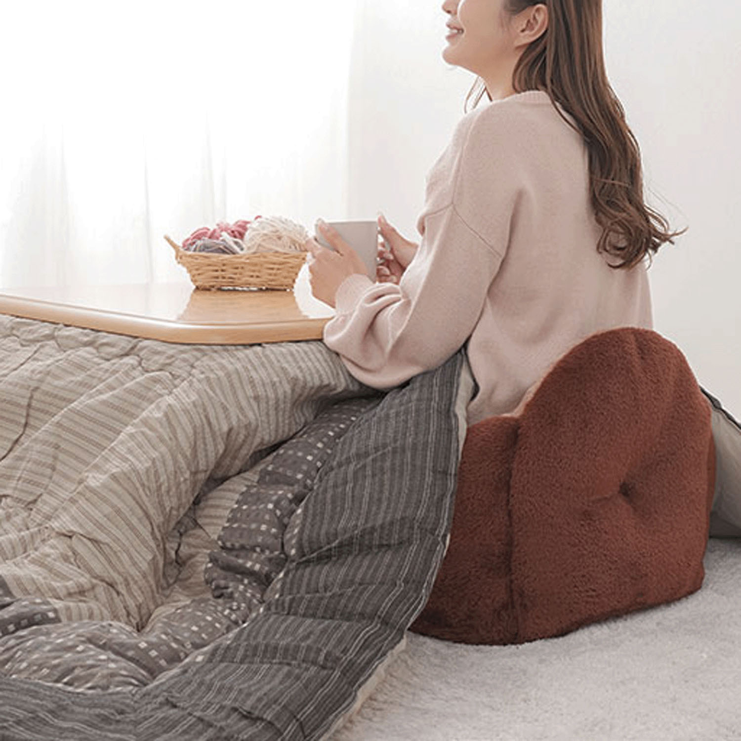 あったかふわふわ腰ボアクッション - 画像9